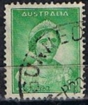 Stamps Australia -  Scott  167  Reina Elizabel