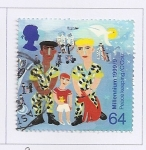 Stamps United Kingdom -  Milenium -9