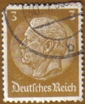 Stamps Europe - Germany -  Presidente VON HINDENBURG