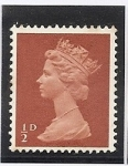 Stamps United Kingdom -  Machin predecimal