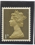 Stamps United Kingdom -  Machin predecimal