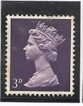 Stamps United Kingdom -  Machin predecimal