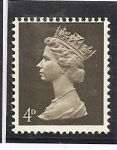 Stamps United Kingdom -  Machin predecimal