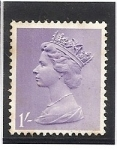 Stamps United Kingdom -  Machin predecimal