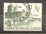 Stamps United Kingdom -  Castillo de Carrickfergus