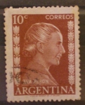 Stamps Argentina -  eva peron