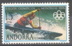 Sellos del Mundo : Europe : Andorra : ANDORRA 1976_105 XXI Juegos Olímpicos en Montreal.