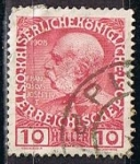 Stamps Austria -  Scott  115  Emperador Francisco Jose (10)