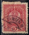 Sellos de Europa - Austria -  Scott  148  Corona d´ Austria (3)