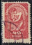 Stamps Austria -  Scott  213  Alegoria de la nueva Republica