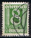 Stamps Austria -  Scott  310  Cifras (6)