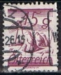 Stamps Austria -  Scott  313  Fields Crossed by Telegraph (3)