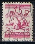 Stamps Austria -  Scott  313  Fields Crossed by Telegraph (5)