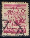 Stamps Austria -  Scott  313  Fields Crossed by Telegraph (6)