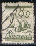 Stamps Austria -  Scott  315  Fields Crossed by Telegraph