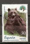 Stamps Spain -  Fauna Española en peligro de extinción. OSO PARDO.