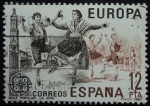 Stamps Spain -  Baile popular / La Jota