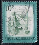 Stamps Austria -  Scott  972  Lake Neusledl Burgenland (2)