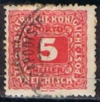 Stamps Austria -  Scott  J49  Cifras