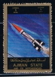 Stamps United Arab Emirates -  Cohete Espacial