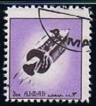 Stamps : Asia : United_Arab_Emirates :  Cohete Espaciaql