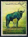 Stamps United Arab Emirates -  Gnu