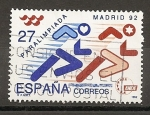 Stamps Spain -  Paralimpiada Madrid-92