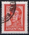 Stamps Argentina -  Scott  698A  Jose San Martin