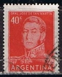 Stamps Argentina -  Scott  631  Jose San Martin