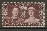 Stamps United Kingdom -  Coronación de Jorge VI y la reina Elizabeth. (intercambio)