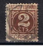 Stamps Spain -  Edifil  815  Cifras, Cid e Isabel.   