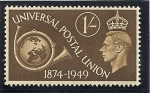 Stamps United Kingdom -  75 aniversario de la Unión Postal Universal