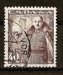Stamps Europe - Spain -  Franco y castillo de La Mota.