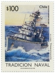 Stamps Chile -  Tradición Naval