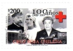 Sellos de America - Chile -  100 Años Cruz Roja 