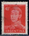 Stamps Argentina -  Jose San Martin