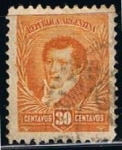 Stamps Argentina -  Scott  115  Belgrano