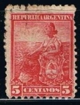 Stamps Argentina -  Scott  127  Alegoria a la Livertad