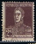 Stamps Argentina -  Scott  325  General San Martin