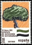 Stamps Spain -  EXTREMADURA