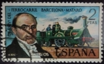 Sellos de Europa - Espa�a -  125 Aniversario del Ferrocarril Barcelona-Mataró