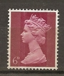 Stamps United Kingdom -  Machin predecimal (intercambio)