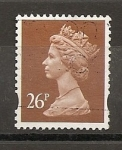 Stamps United Kingdom -  Machin (intercambio)