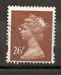 Stamps United Kingdom -  Machin (intercambio)