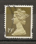 Stamps United Kingdom -  Machin (intercambio)