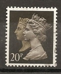 Stamps United Kingdom -  Machin (intercambio)