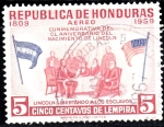 Sellos del Mundo : America : Honduras : Aniv. Nacimiento Lincoln