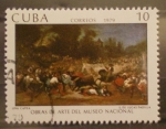 Stamps Cuba -  obras de arte museo nacional, una capea, e. de lucas padilla