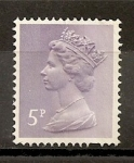 Stamps United Kingdom -  Machin (intercambio)