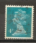 Stamps United Kingdom -  Machin (intercambio)